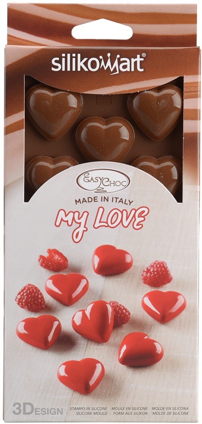 Форма силиконовая для приготовления конфет my love, 11х21 см