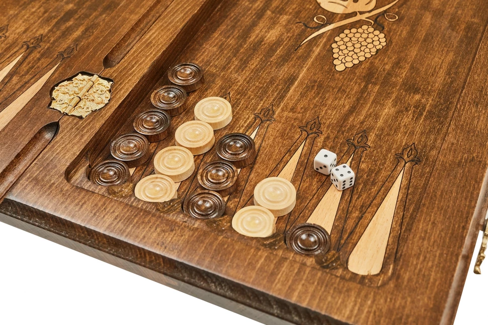 Шахматы + нарды резные "Наира" 50, Mkhitaryan