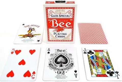 Карты "Bee Standard Index Red"