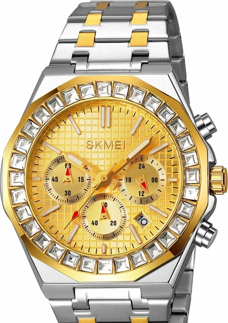 Наручные часы skmei 2380tgdgd silver gold/gold