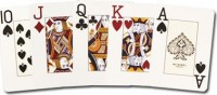 Карты &quot;Modiano Texas Poker&quot; 100% plastic 2 jumbo index red