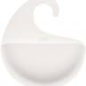 Органайзер для ванной surf, organic, 25,3х21,6х6,5 см, молочный