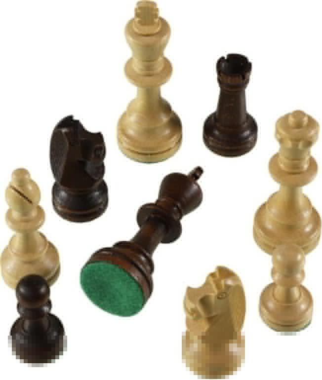 Шахматные фигуры "Стаунтон 6" в полиэтиленовой упаковке, Madon