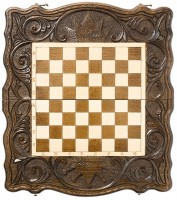 Шахматы + нарды резные &quot;Корона&quot; 40, Haleyan