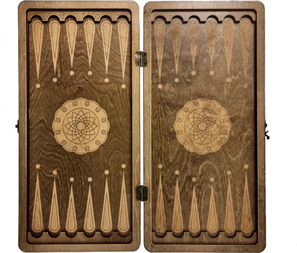 Нарды Марс "Лев 2" средние (деревянные, 50 см, Россия), Partida