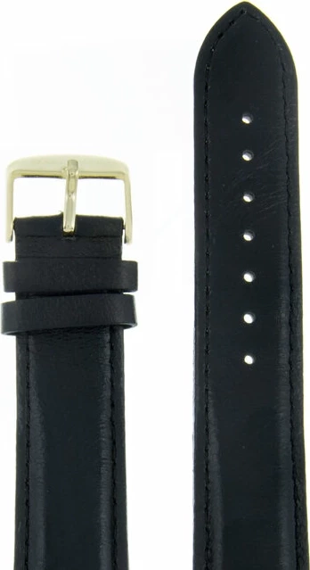 Ремешки maknamara 20 мм черн строчка зол заст mp-20016