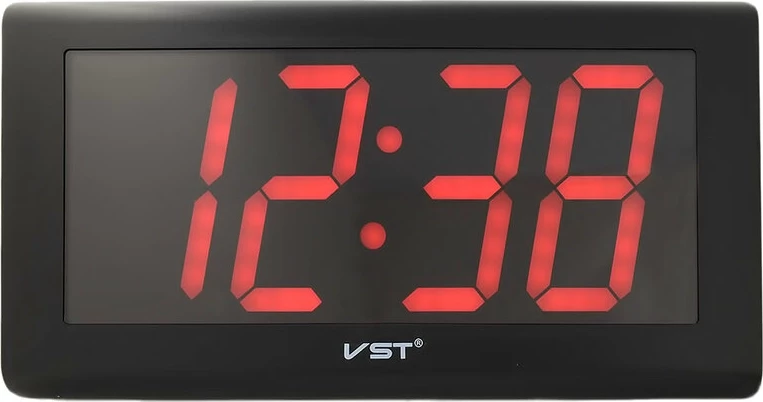 Сетевые часы vst795-1 220В красн.цифры+usb кабель (без адаптера)