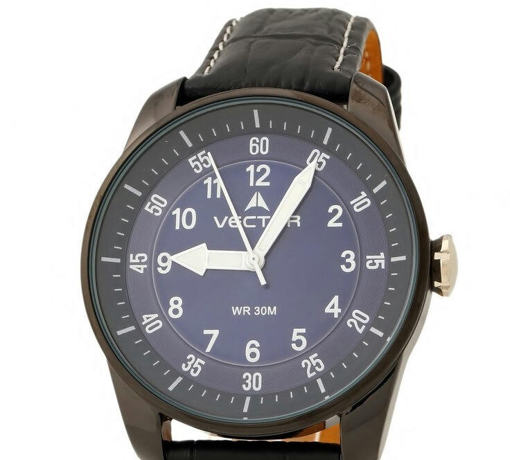 Наручные часы vector v8-084552 синий