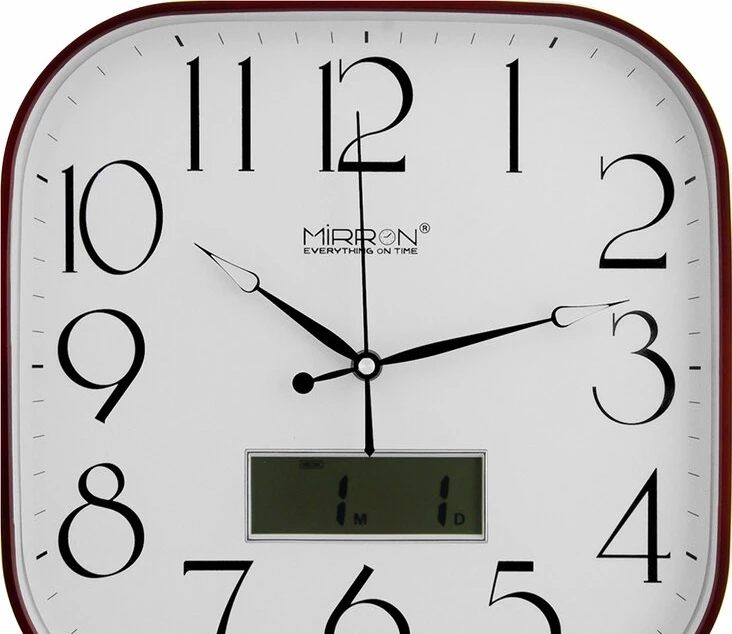 Настенные часы mirron m559А ЖК ТДБ