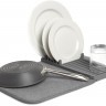 Коврик для сушки посуды udry, 33x50,8 см, темно-серый