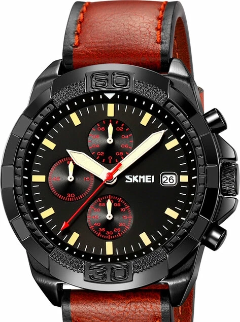 Наручные часы skmei 9347bnbk brown/black