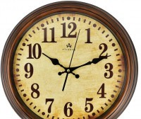 Настенные часы atlantis tld-3708c brown