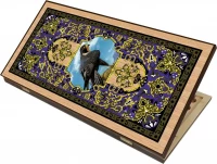 Нарды + Шашки Сирия Сокол большие (Россия, дерево, 60 см), Partida