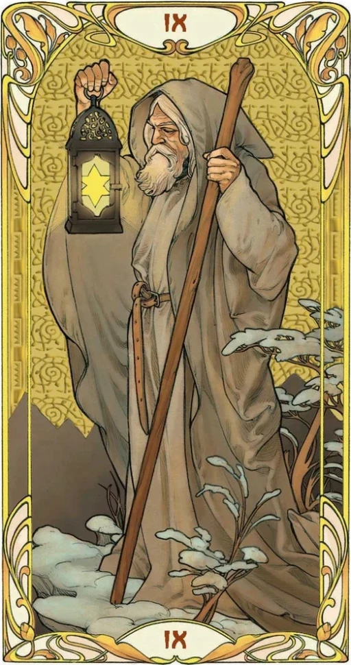 Карты Таро "Golden Art Nouveau Tarot Grand Trumps 22 Cards" Lo Scarabeo / Золотой козырь Таро