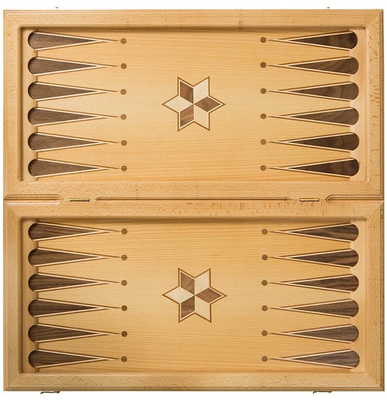 Нарды "Церковь у Арарата" инкрустация, AZ008, Zeynalyan