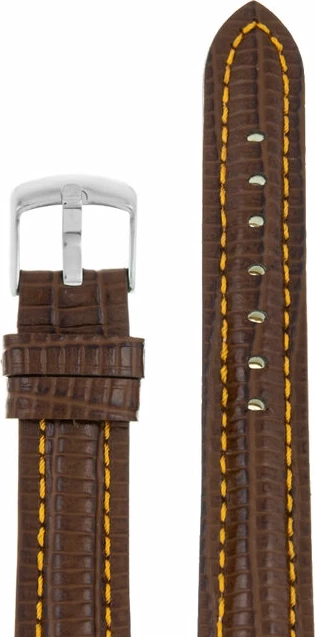 Ремешки velengton 18 кор с оранж строчкой змея сереб заст