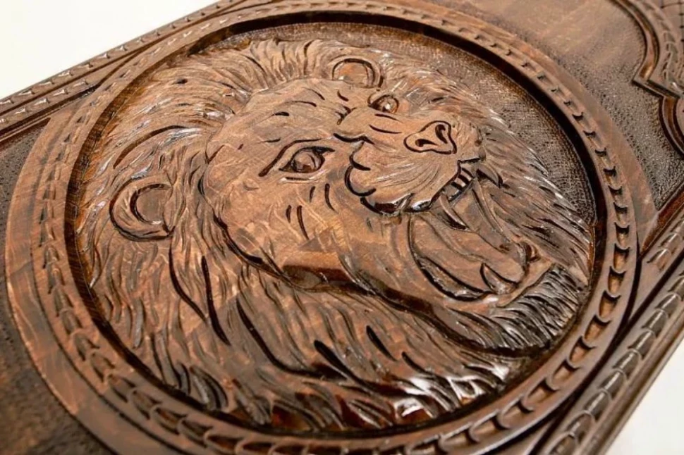 Нарды резные "Лев 1", Simonyan