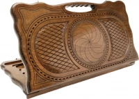 Нарды резные &quot;Бесконечность&quot; с ручкой, Haleyan