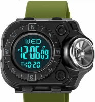 Наручные часы skmei 2187agbk army green-black