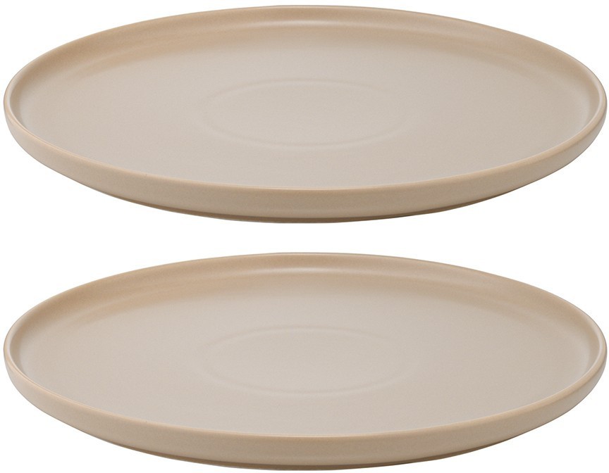 Набор из двух тарелок бежевого цвета из коллекции essential, 25 см