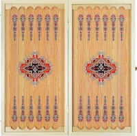 Нарды + Шашки Сирия Львы средние (Россия, дерево, 50 см), Partida