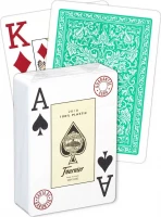 Карты &quot;Fournier 2818 green&quot; 100% пластик