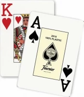 Карты &quot;Fournier 2818 green&quot; 100% пластик