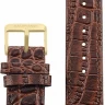 Ремешки maknamara 20 мм т.кор croco (зол.заст) 20060
