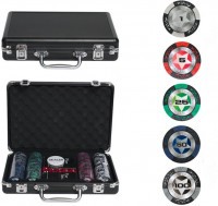 Набор для покера Black Stars на 200 фишек