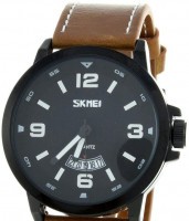 Наручные часы skmei 9115bkbn black/brown