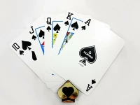 Карты &quot;1546 Plastic Poker Size Jumbo Index orange/brown Double-Deck Set&quot;