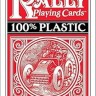 Карты "100% Plastic Rally Playing Сards red"