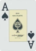 Карты &quot;Fournier 2818 red&quot; 100% пластик