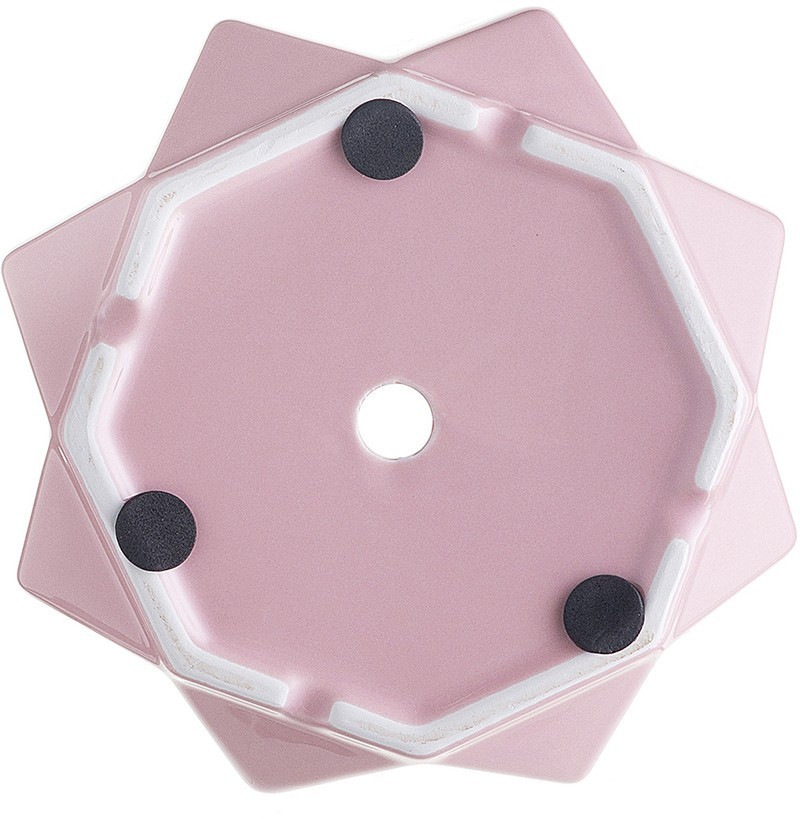 Горшок цветочный rhombus, 12,5 см, розовый