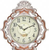 Настенные часы atlantis tld-35203 gold/brown