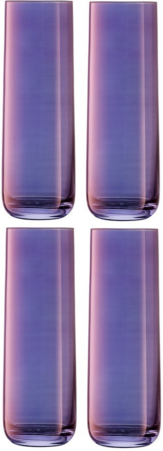 Набор стаканов aurora, 420 мл, фиолетовый, 4 шт.