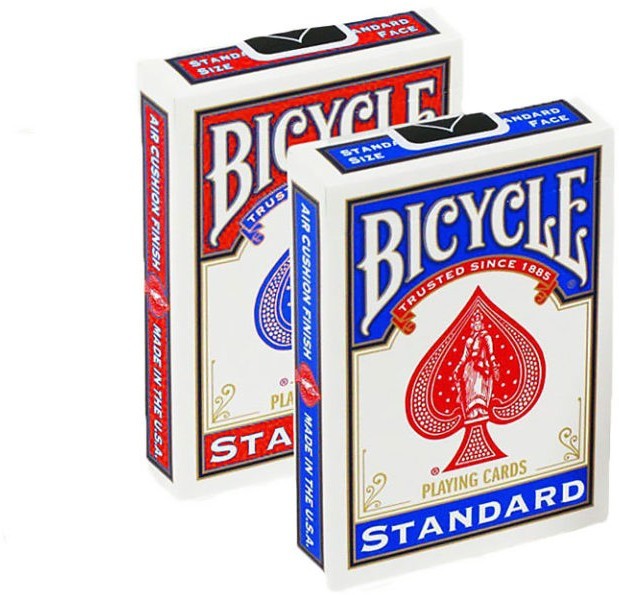 Карты "Bicycle Blank Card Both Sides red/blue"