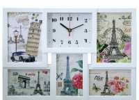 Настенные часы la minor gk-2a бел мультирамка