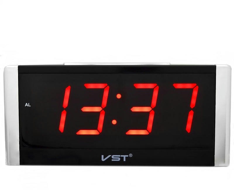 VST731-1 220В красн.цифры+USB кабель (без адаптера)