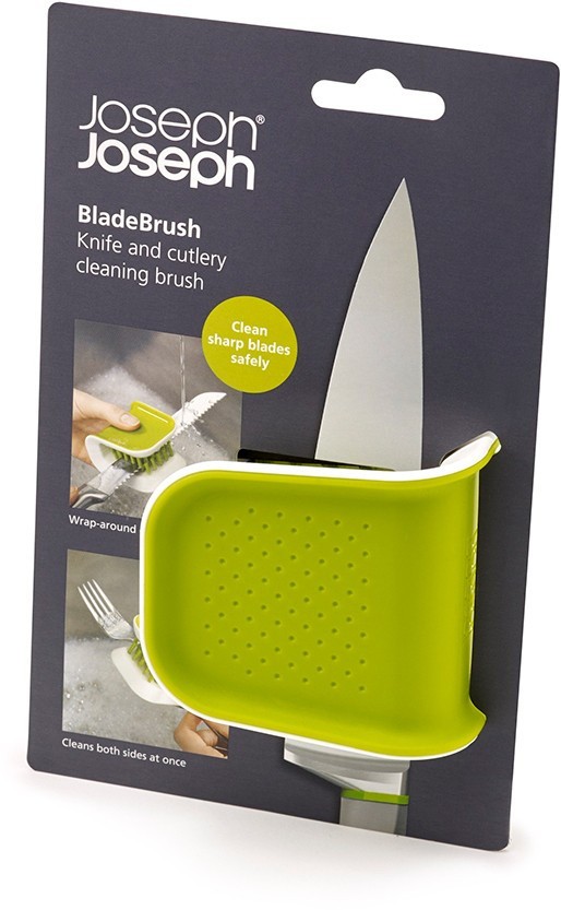 Щетка для столовых приборов и ножей bladebrush, зеленая