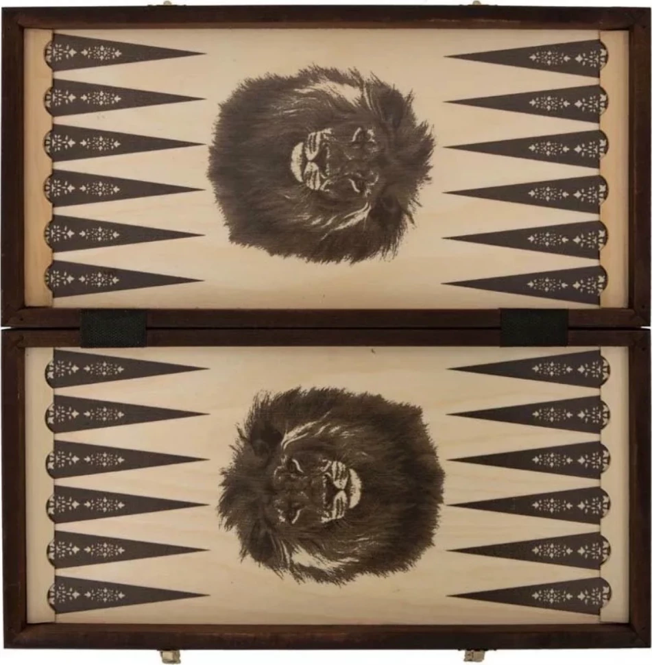 Шахматы + Шашки + Нарды "Кинг 40" Madon (деревянные, Польша)