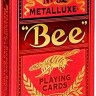 Карты "Bee Metalluxe Red"