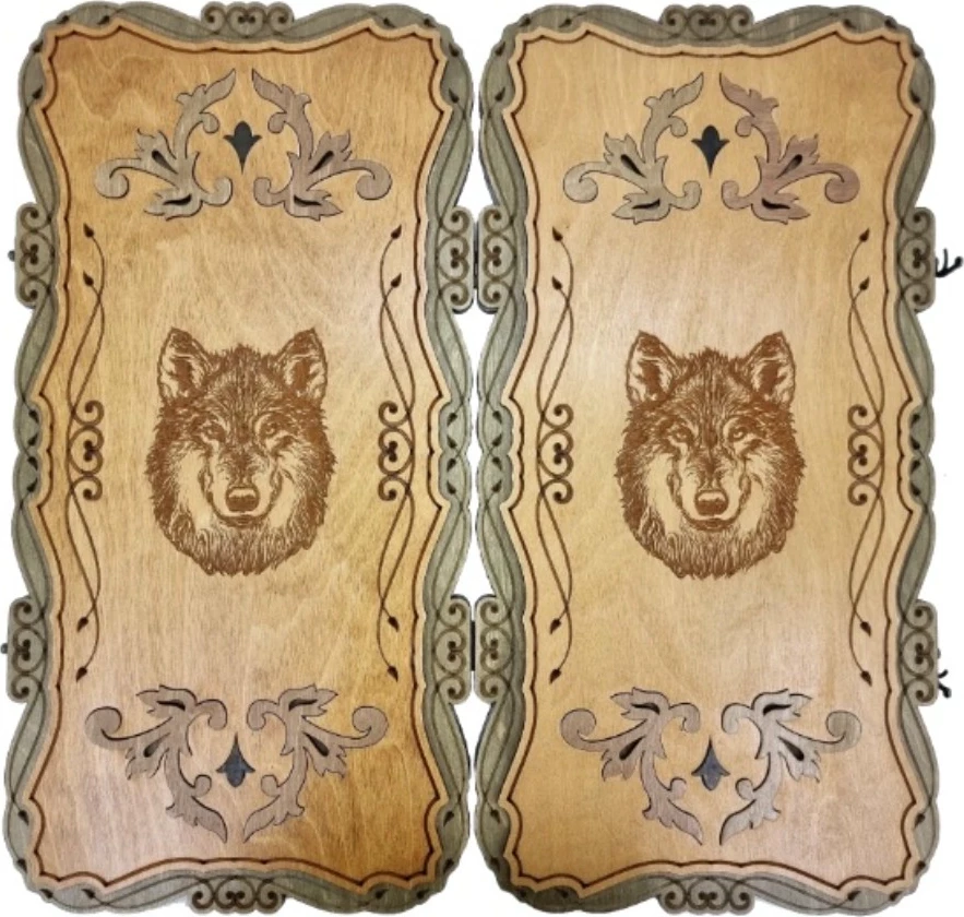 Нарды Марс "Волк" малые (деревянные, 40 см, Россия), Partida