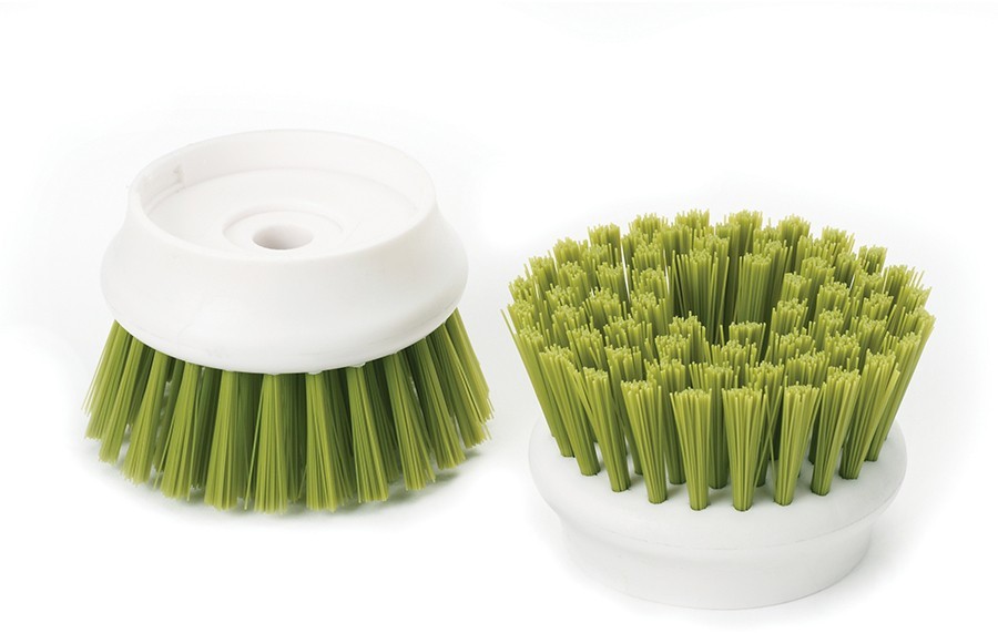 Щетка с дозатором моющего средства palm scrub™, зеленая