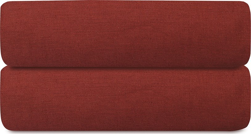 Простыня на резинке изо льна и хлопка цвета копченой паприки из коллекции essential, 160х200х30 см