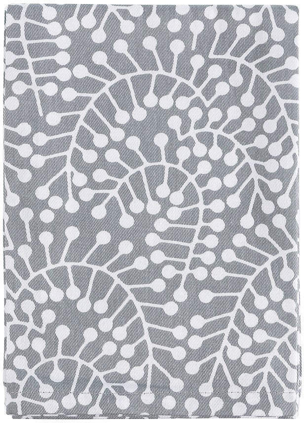 Набор из двух салфеток сервировочных серого цвета с принтом Спелая Смородина из коллекции scandinavian touch, 45х45 см