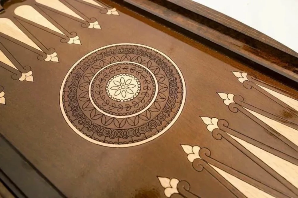 Нарды резные "Бесконечность 2", Simonyan