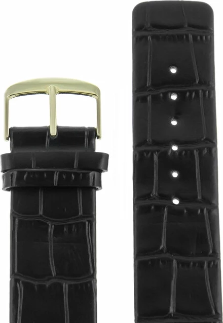 Ремешки velengton 24 черн croco зол заст