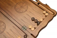 Нарды резные &quot;Арарат и Хор Вирап&quot; с ручкой 60, Haleyan