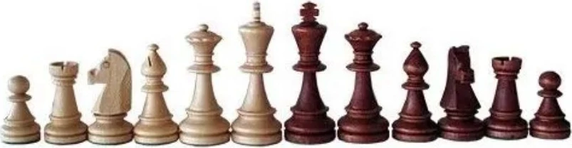 Шахматы "Торнамент-6" 52 см маркетри, Madon (деревянные, Польша)